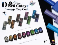 4 vernis gel magnétique effet œil de chat disco sans HEMA, standard UE/USA, gel réfléchissant effet œil de chat, vernis gel disco œil de chat OEM pour soirées