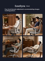 Chaise de bureau ergonomique Woshi C300 - Dossier en maille nylon, dossier réglable, soutien lombaire pour le jeu à domicile et les longues sessions assises