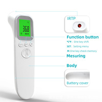 Surface infrarouge de poche petit thermomètre numérique professionnel médical numérique précision numérique un thermomètre infrarouge