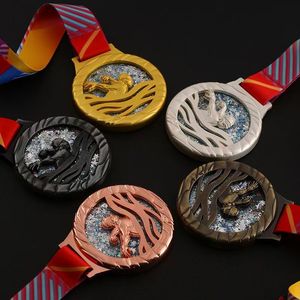 Médailles en laiton <span class=keywords><strong>3D</strong></span> de style japonais personnalisé conception libre logo de natation sport <span class=keywords><strong>ping</strong></span>-<span class=keywords><strong>pong</strong></span> récompenses thème féerique fabrication de souvenirs et de cadeaux - Product Image 2