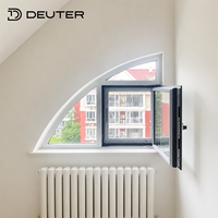 Ventanas Abatibles de Aluminio con Diseño Interior Elegante sin Perfiles, Rotura de Puente Térmico, Triple Sellado, Resistentes al Viento y Eficientes Energéticamente para Zonas Costeras