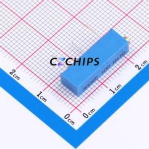 ตัวต้านทาน/โพเทนชิโอมิเตอร์แบบปรับได้สำหรับ3006P-100ผ่านชิ้นส่วนรู (THT)-3P, ตัวต้านทาน6.5x4.9มม. 10Ohm 10% 750mW 250ppm/℃ - Product Image 1