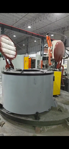 Новая энергосберегающая электрическая ротационная печь для термообработки и плавки металлов с двумя камерами, 380В - Product Image 6