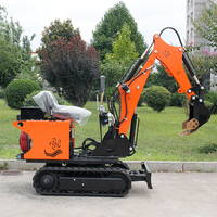 Mini-excavatrice compacte chinoise économique de 0,8 tonne, haute performance, puissante, économe en énergie et fiable
