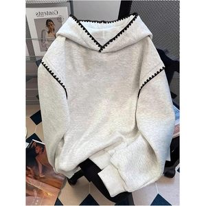 Sudadera con Capucha Extra Grande con Estampado de Auto Clásico para Mujer, Sudadera Transpirable de Manga Larga - Product Image 2
