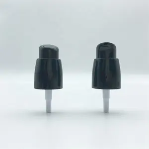 20-410 Plastic Cosmetic Penguin Black Lotion Cream Pump Dispenser for Liquid Foundation Press