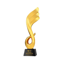 Nouveau Trophée Cristal Note de Musique en Résine Or Argent Bronze