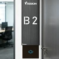 Serrure de porte numérique FISSION pour hôtel, système de gestion de chambre moderne, construction en acier inoxydable et acrylique, puissance 6W, tension 220V