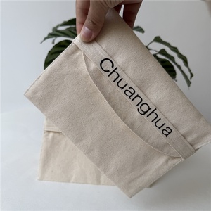 Chuanghua Organic Cotton <b>Envelope</b> Bag Pouch Cotton Makeup Bag Eco Friendly Cotton <b>Gift</b> <b>Envelope</b> Bag - Product Image 6