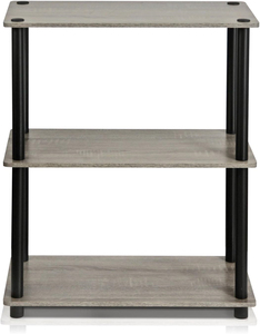 <span class=keywords><strong>3</strong></span>层多用途方管法国橡木厨房搁板可调展示架储物架架 - Product Image 2