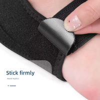 Coussinets de talon en silicone auto-agrippants antidérapants demi-taille pour le confort et le soutien de la fasciite plantaire, semelles rehausseuses pour chaussures