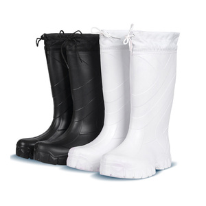 Vente en gros <span class=keywords><strong>de</strong></span> bottes <span class=keywords><strong>de</strong></span> pluie galochas légères pour garder au chaud bottes <span class=keywords><strong>de</strong></span> pluie épaisses antidérapantes imperméables pour le ski et <span class=keywords><strong>la</strong></span> pêche - Product Image 1