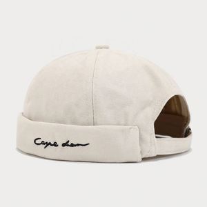 Custom Brimless Baseball Cap Summer Fashion Street Docker <b>Hat</b> With Custom Logo - Product Image 3