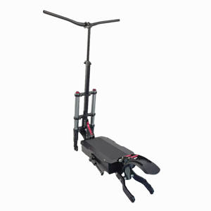 Pièces de trottinette électrique Geofought, cadre de trottinette à suspension intégrale de 150 mm (ouverture de 11 pouces), charge maximale de 200 kg, pour remplacement et personnalisation - Product Image 1
