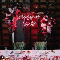 Letrero de Acrílico de Neón Personalizado, Letrero de Luz de Neón LED de 12 V, Luz LED para Decoración de Bodas