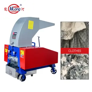 Shredder Clothes Crusher Leather Hand Bags Crushing Machine Plastic Scrap Grinder for Hot Sale