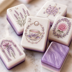Juego de Mahjong Americano de 160 Piezas, Moderno, Portátil, Acrílico Grabado, con Etiqueta Privada Personalizada - Product Image 4