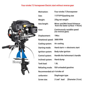 Động Cơ Phía Ngoài Nguồn Động Cơ Diesel Khởi Động Bằng Điện Bốn Thì Cánh Quạt Động Cơ Phía Ngoài Có Thể Được Tùy Chỉnh - Product Image 5