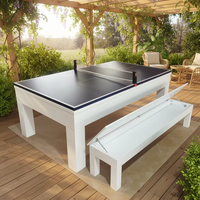 Table de billard américaine de style antique avec banc, à plateau en ardoise, de 7, 8 et 9 pieds, conforme aux normes de tournoi, à vendre