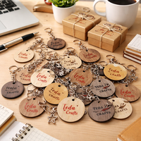 Porte-clés en bambou écologique avec logo personnalisé, gravure au laser UV pour cadeaux promotionnels en gros, événements d'entreprise, affaires