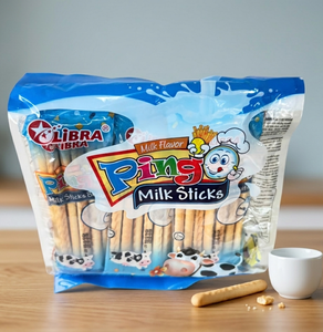 LIBRA Pingo Milk <b>Biscuits</b> 186g Creamy Smooth Bite Light Crunch Feel Subtle Sweetness Premium Quality Treat - Product Image 4