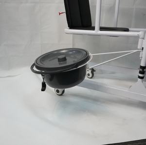 <span class=keywords><strong>Fauteuil</strong></span> <span class=keywords><strong>roulant</strong></span> en acier au carbone WCHT WCHT0122 avec frein et fonctions réglables pour personnes âgées et handicapées - Product Image 5