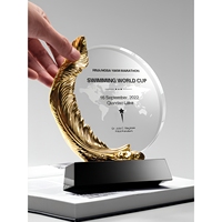 Trophée Créatif Personnalisé 2026 |   Récompense personnalisée en or, argent ou bronze pour compétition, employé de l'année, réunion annuelle, ou usage domestique