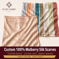 Écharpe Carrée en Soie Véritable Personnalisée 65x65cm, en Satin, Ourlet Roulotté à la Main, Motif Léopard, pour Femme, Tendance, Commande en Gros, Prête à l'Exportation pour Boutiques et Vente au Détail