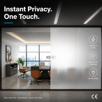 Film PDLC auto-adhésif décoratif |   Verre intelligent à intensité variable pour la confidentialité |   Solution de fenêtres commutables pour les espaces modernes