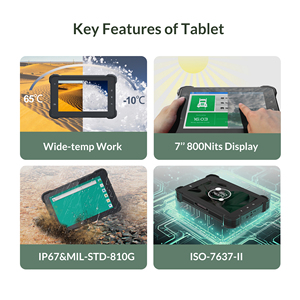 Tablette Android 13 robuste pour véhicule, personnalisée, 7 pouces, Octa Core, 4G, GPS, avec 4 entrées caméra pour camions longue distance - Product Image 3