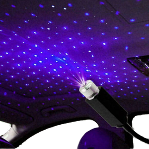 Lumière d'ambiance LED optique intelligente pour voiture, nouveau modèle Star Top avec télécommande, compatible universel, synchronisation musicale, pour Volkswagen - Product Image 1