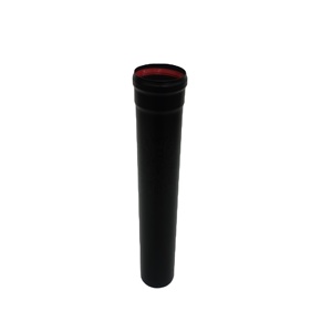 Tuyau de cheminée pour poêle à granulés Longueur 500 mm Diamètre <span class=keywords><strong>80</strong></span> mm Noir - Product Image 1