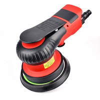 Mini ponceuse-polisseuse pneumatique orbitale aléatoire pour bois et matériaux humides, 1'' 2'' 3'' 4'' pouces, avec disque de ponçage et fonction de meulage ponctuel