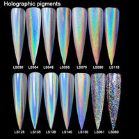 Pigment en poudre holographique diamant arc-en-ciel argenté effet peinture automobile pour résine époxy, art, masterbatch et plastique injecté