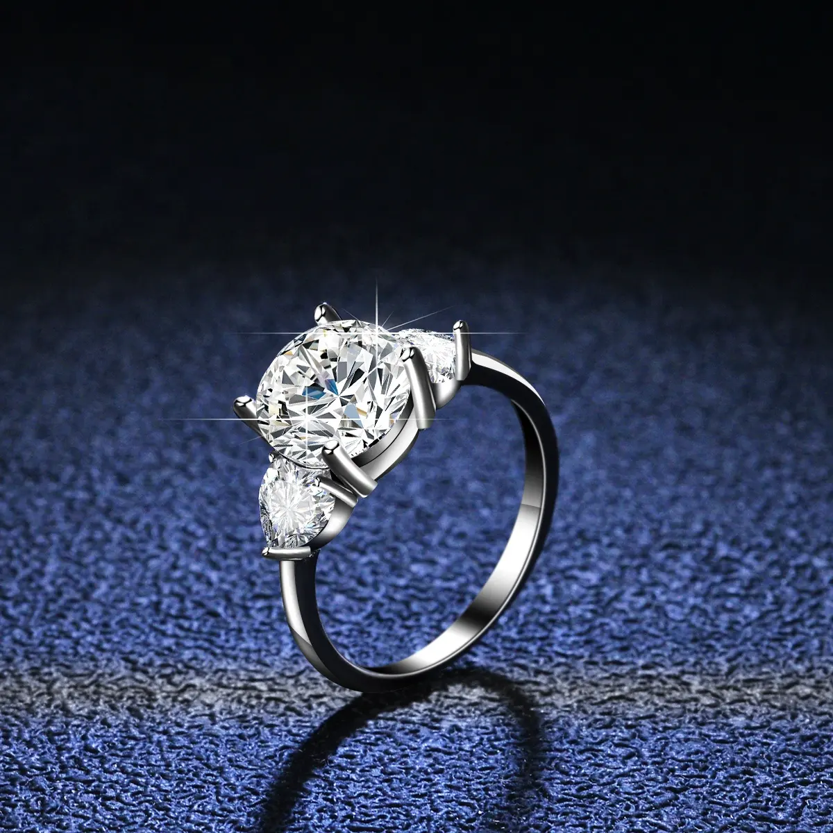 2022 Новое обручальное кольцо, оптовая продажа, кольца из муассанита, серебро 925 пробы, Женское кольцо с муассанитом для свадьбы