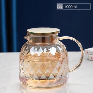 <span class=keywords><strong>Carafe</strong></span> en borosilicate de haute qualité, design original, pichet à <span class=keywords><strong>eau</strong></span> en verre - Product Image 3
