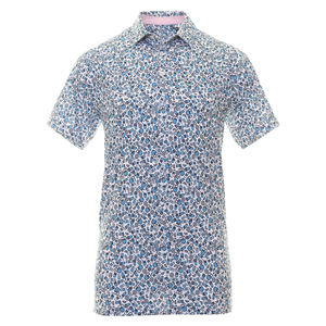 شعار مخصص تصميم الضلع بولو الرقبة الرسم الكامل جميع أنحاء ملابس الرجال الأمريكية الرجال الرطوبة ويفتل قمصان الغولف البولو - Product Image 2