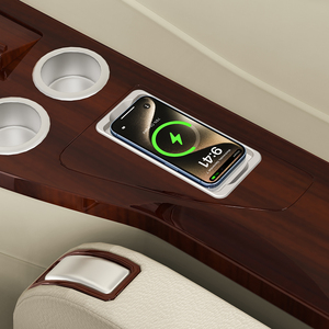 Carregador Sem Fio <span class=keywords><strong>Universal</strong></span> para Carro, Bandeja de Carregamento Magnética Compatível, Substituição de Base de Carregamento Sem Fio com USB A C PD QC 48W - Product Image 1