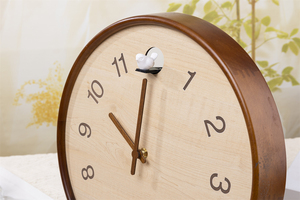 <span class=keywords><strong>Horloge</strong></span> murale <span class=keywords><strong>en</strong></span> <span class=keywords><strong>bois</strong></span> décorative pour la maison <span class=keywords><strong>moderne</strong></span>, <span class=keywords><strong>horloge</strong></span> murale à <span class=keywords><strong>coucou</strong></span> avec son d'oiseaux - Product Image 4