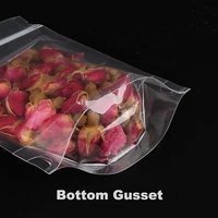 Sachets personnalisés transparents à fermeture éclair de qualité alimentaire, en gros, emballages plastiques refermables pour snacks et noix