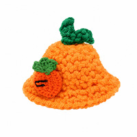 Leuke handgehaakte kleine dierenmuts Cartoon dier Fruit Hamster Hoofddeksels Mini-kostuum Foto rekwisieten Accessoires voor Hamster Guinea