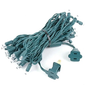 Chất Lượng Cao Không Thấm Nước 16,5ft 50 Ct Ánh Sáng 5 Mét <span class=keywords><strong>Mini</strong></span> <span class=keywords><strong>LED</strong></span> Giáng Sinh Ánh Sáng Set Warm Trắng Trên Dây Màu Xanh Lá Cây - Product Image 6