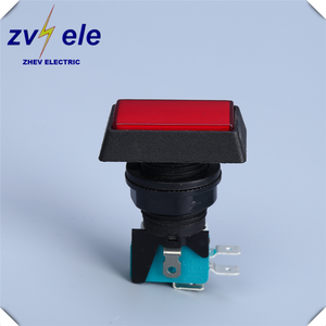 24mm kw8 16A Micro Arcade trò chơi chuyển đổi màu xanh lá cây với nút vuông 125V - Product Image 6