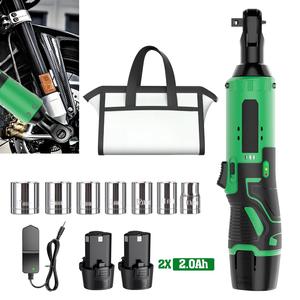 <b>Battery</b> Powered 12V Ratchet Wrench Impact DIY Grade 45Nm Torque for Car Local US Warehouse CW-12A Cordless Ratchet Wrench CW-12A - Product Image 1