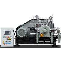 Compresor de Aire de Alta Presión de Pistón YiBang de 11 kW, 25.8 m3/h, 6.0 MPa, 1500 rpm, CA 380 V, 50 Hz, Compresión de Tres Etapas, Accionamiento Directo