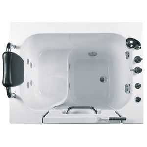 Baignoire assise domestique accessible aux personnes âgées <span class=keywords><strong>avec</strong></span> ouverture de <span class=keywords><strong>porte</strong></span> et de plain-pied, petite unité, baignoire de massage antidérapante <span class=keywords><strong>pour</strong></span> personnes handicapées - Product Image 6