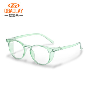 Gafas Obaolay Redondas con Montura Completa, Lentes Transparentes, Montura Mediana, Unisex, Gafas Ópticas - Product Image 3