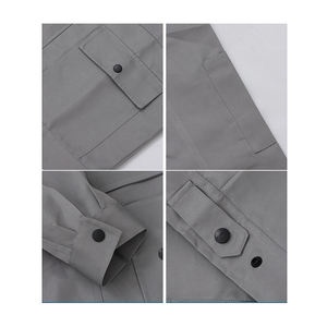 Abbigliamento da Lavoro per <span class=keywords><strong>Meccanici</strong></span> e <span class=keywords><strong>Ingegneri</strong></span>, Resistente all'Abrasione, Traspirante, con Logo Personalizzato - Product Image 6