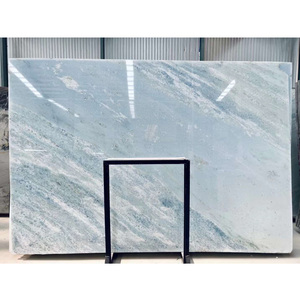 Elegant Natural Polished Crystal <strong>Blue</strong> <strong>Marble</strong> <strong>Countertop</strong> and Kitchen Island - Product Image 1