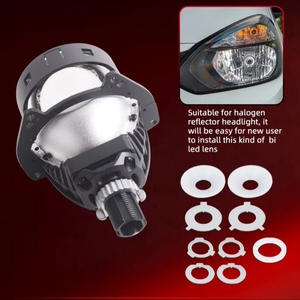 Smart Phone Control Colors <b>LED</b> Headlights 3 Inch Double Lamp Cup Bi <b>LED</b> <b>Projector</b> Lens for Cars - Product Image 6